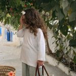 Pantalon Palazzo Vichy